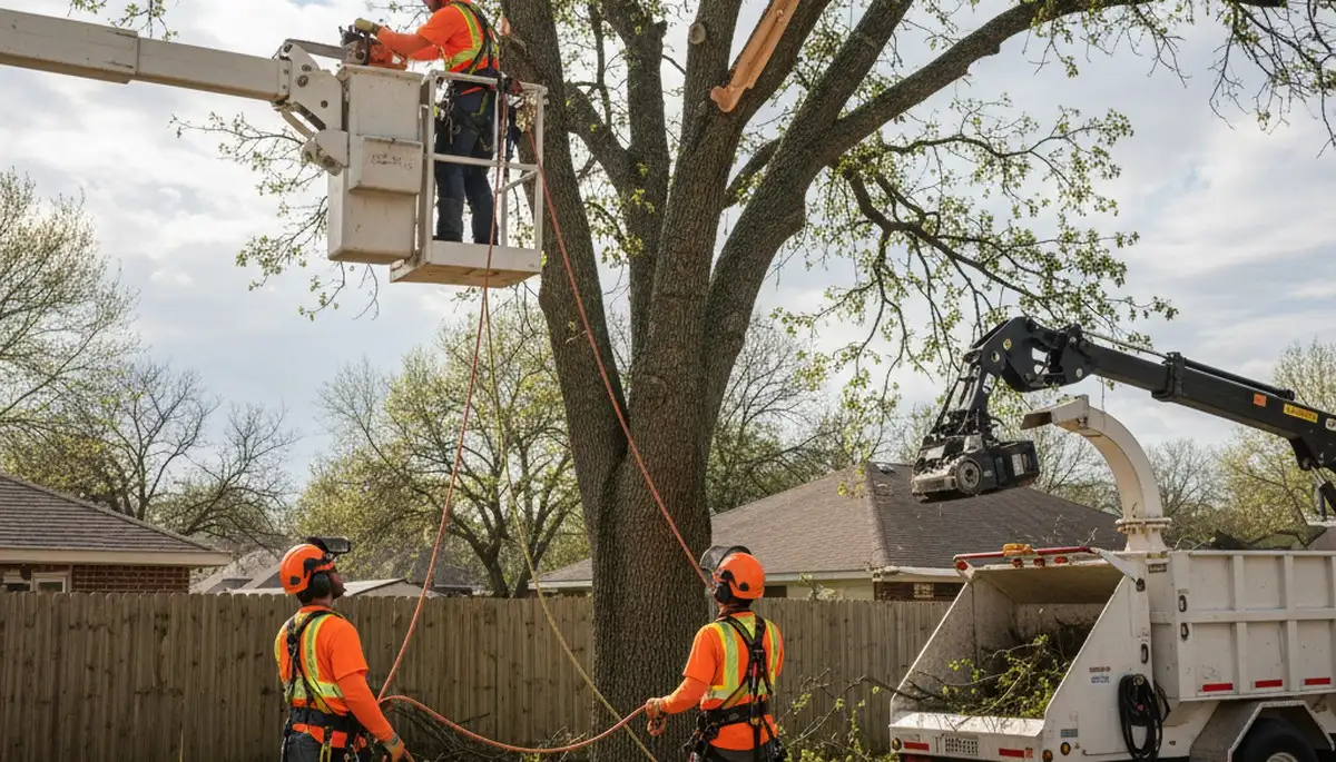 Emergency tree service crew clearing storm-damaged trees in Albany, NY