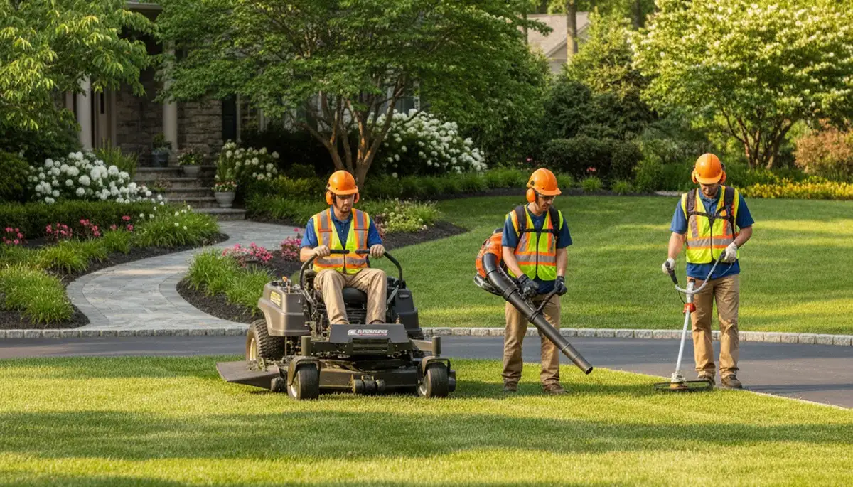 Albany, NY tree service crew trimming branches for safe, healthy property care