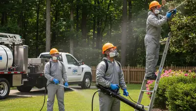 Professional tick control service in Albany, NY protecting a residential yard