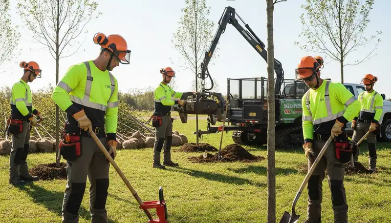 Tree planting service in Albany, NY for residential and commercial properties