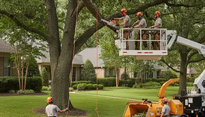 Professional tree removal service in Albany, NY for safe hazardous tree removal
