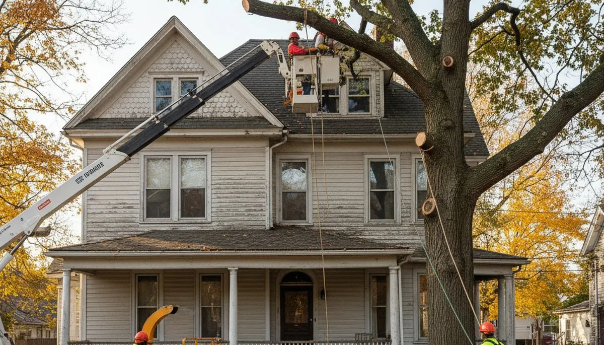 Tree service crew in Albany, NY providing professional tree care and removal services
