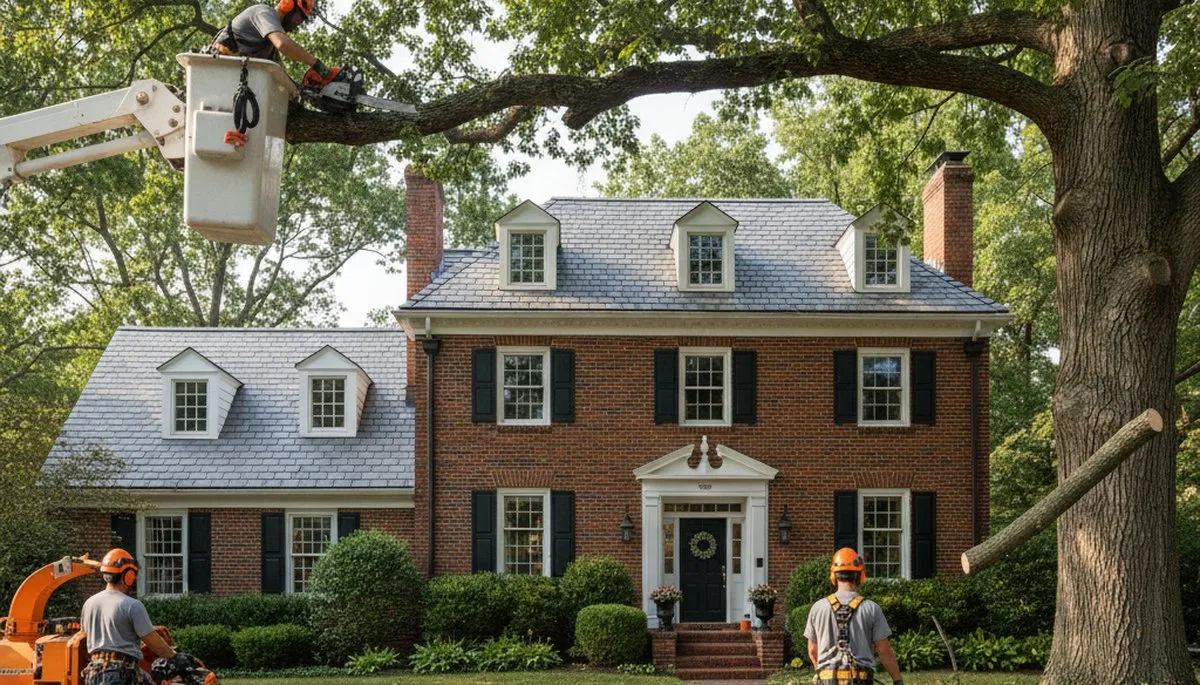 Tree service crew in Albany, NY providing professional tree trimming and removal services
