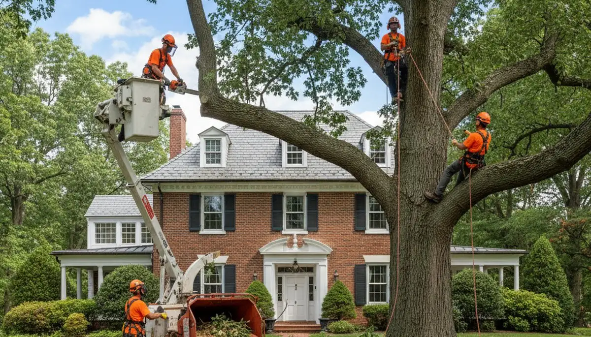 Tree service crew in Albany, NY providing expert tree trimming and removal services