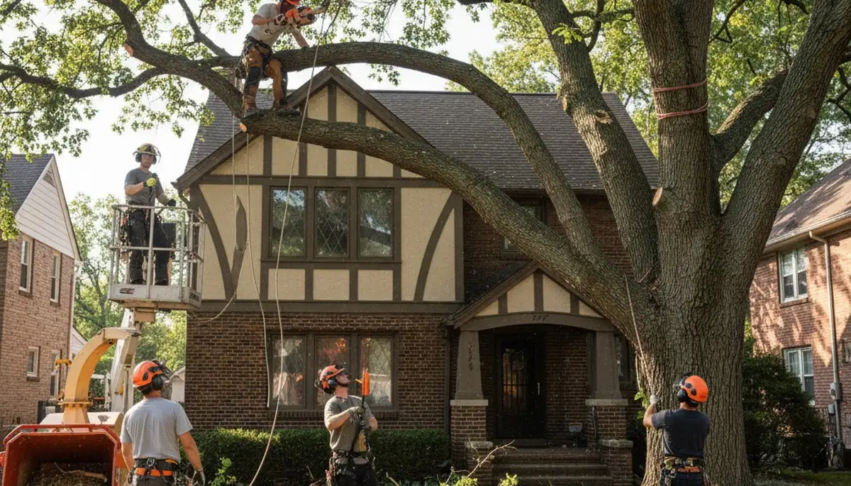Tree service team in Albany, NY providing professional tree care and removal services