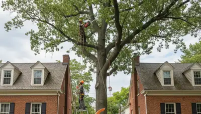 Tree service crew in Albany, NY providing professional tree care and removal services